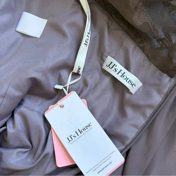 JJs House Zuzana Sequins/Lace Wedding/Evening Dress, NWT, Size 14( like a 12) - Picture 2 of 16